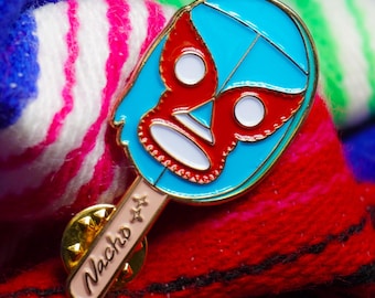 Nacho Libre Paleta Enamel Pin, Dulce Ice Cream Gift