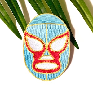 Nacho Libre Iron on Patch, Mexican, Gift