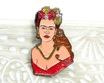 La Mujer Enamel Pin, Latina, Gift, Frida