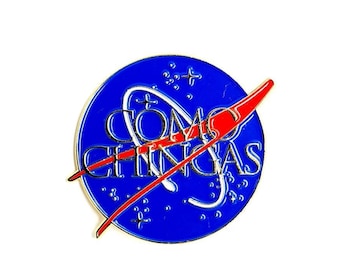Como Chingas Enamel Pin, Funny Message, Text Message, Latino, Spanish phrase.