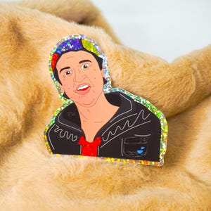 El Kiko / Quico 3&quot; Holographic Sticker, El Chavo del 8 Parody Mexican, Latino sticker, Shinny