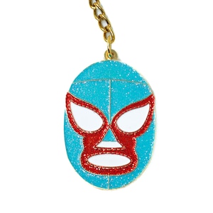 Nacho Libre, Mexican Macho Luchador Libre Keychain, Mucha Lucha, Inspired