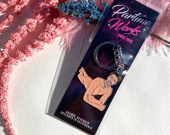 BB Conejito Malo Parody Nalgas Keychain, Car Keychain, Gift, Latino