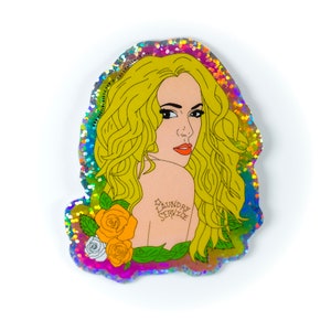 La Shakira 3&quot; Holographic Sticker, Latino inspired, La Mujer Inspired Sticker