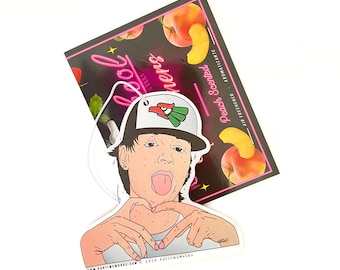 Peso (Peach Scent) Air Freshener 2-Sided