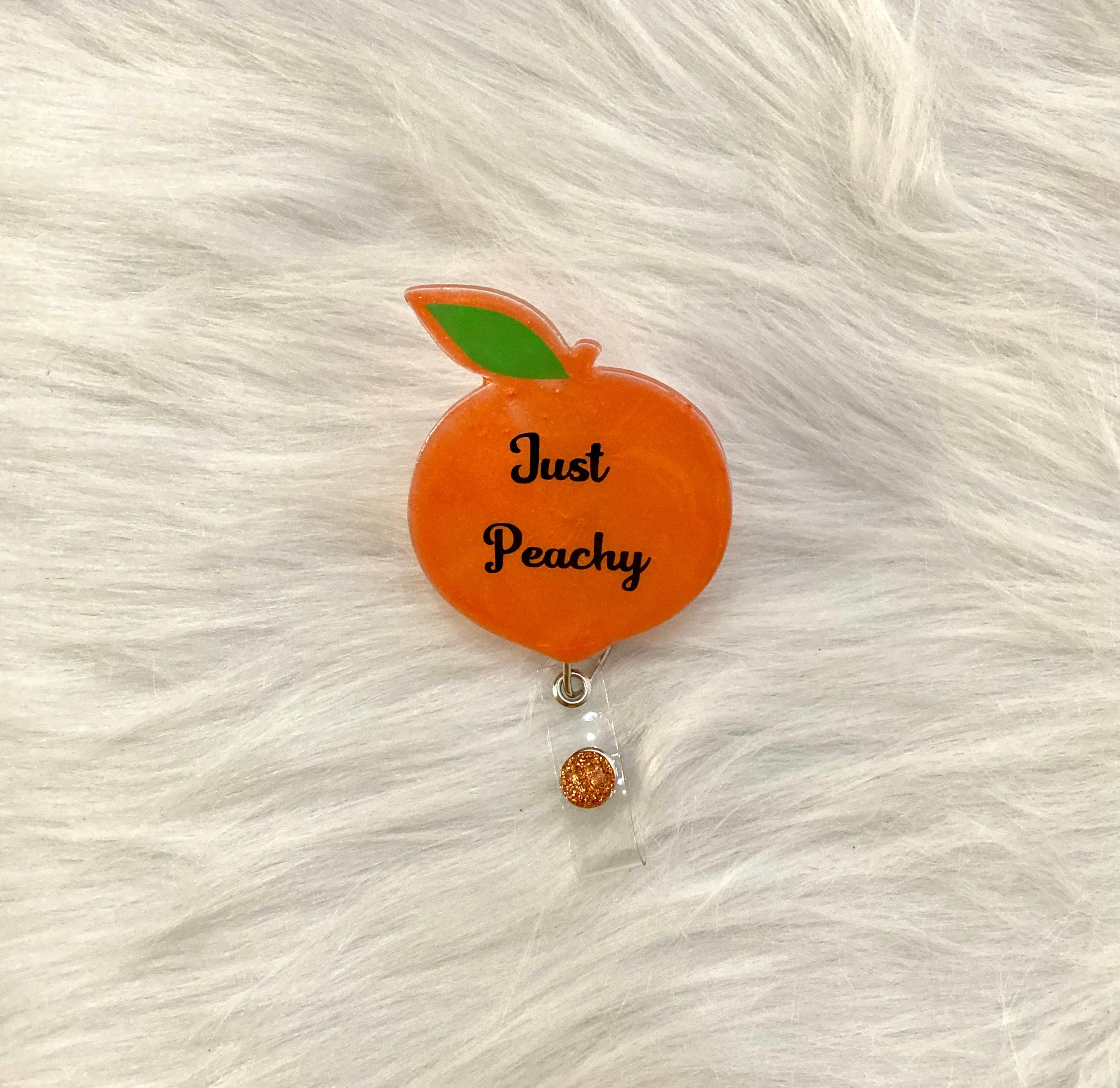 Just Peachy Badge Clips & More