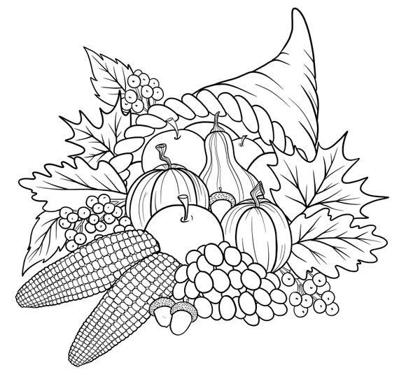 Cornucopia Printable