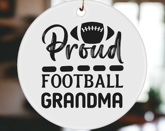 Football grandma, grandma ornament, great grandma gift, gift for grandma, grandma gift