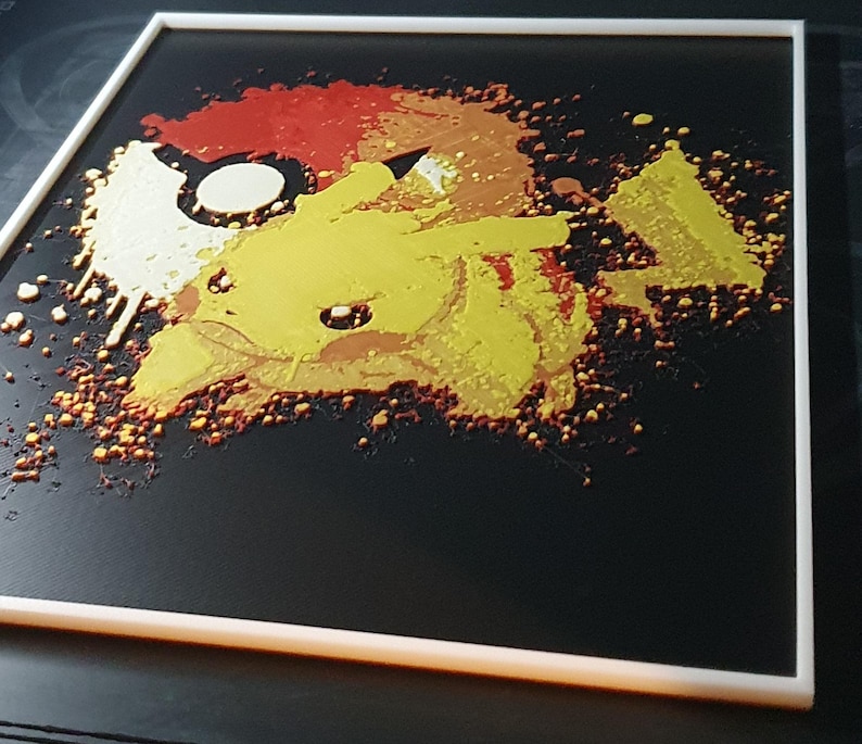 Pokemon Pika | 3D Printed Wall Art | Decor | UK Gift - Etsy