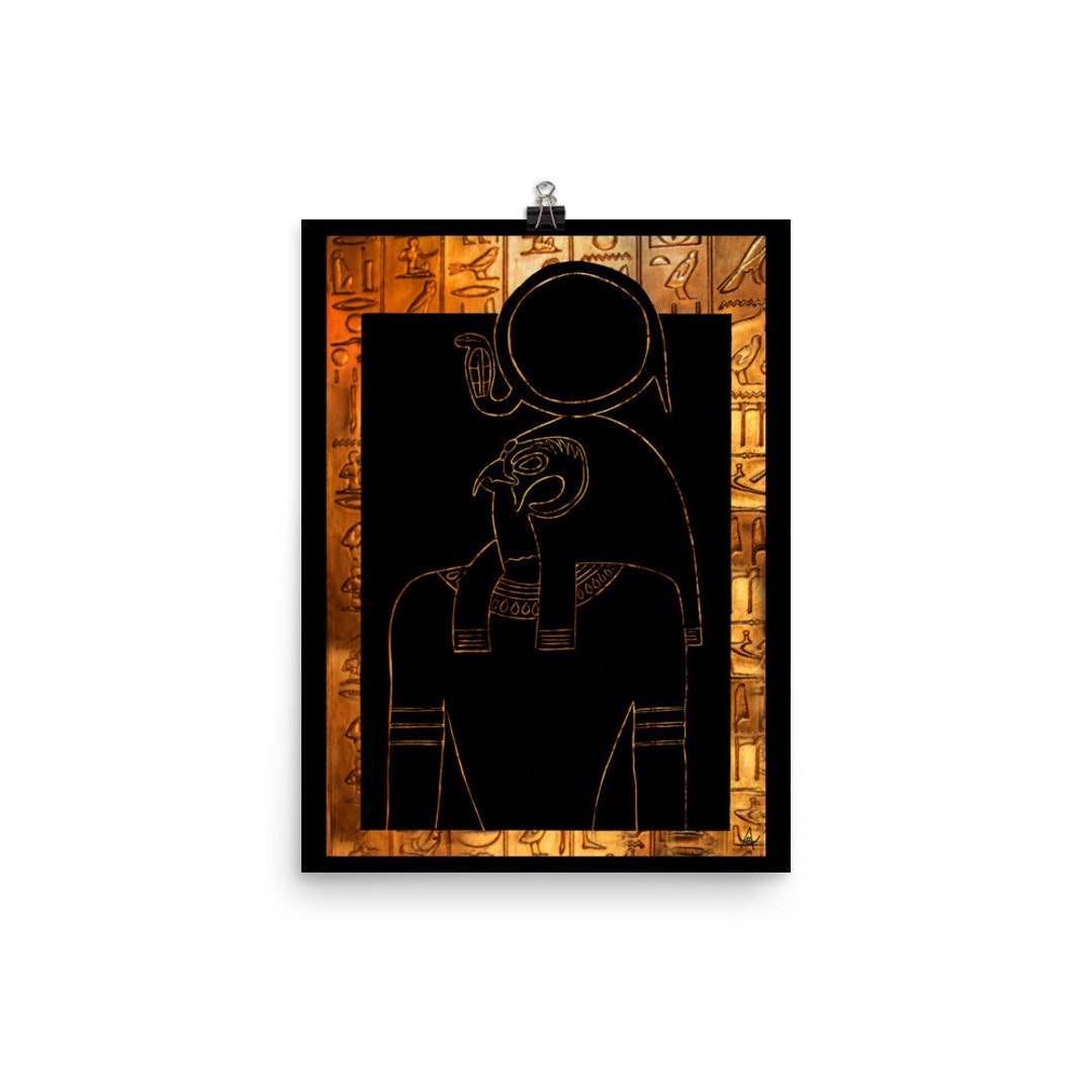 AEGYPTUS 3 Ra Hieroglyphics Art Print 12x16 Inch - Etsy