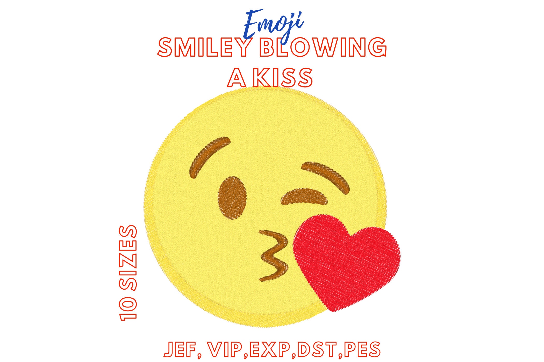 Kiss Face Emoji Hat Meme Happy Smiley Yellow Flirt Heart Cap Love Emotion