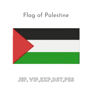 以下が含まれることがあります： パレスチナの国旗は、黒、白、緑の水平の三色旗で、掲揚側の端に赤い三角形があります。この旗は、パレスチナのナショナリズムとアイデンティティの象徴としてよく用いられます。