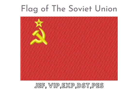 Sovjet Sovjet Unie Vlag Behang KGB Logo USSR CCCP Sovjet Unie Geborduurde