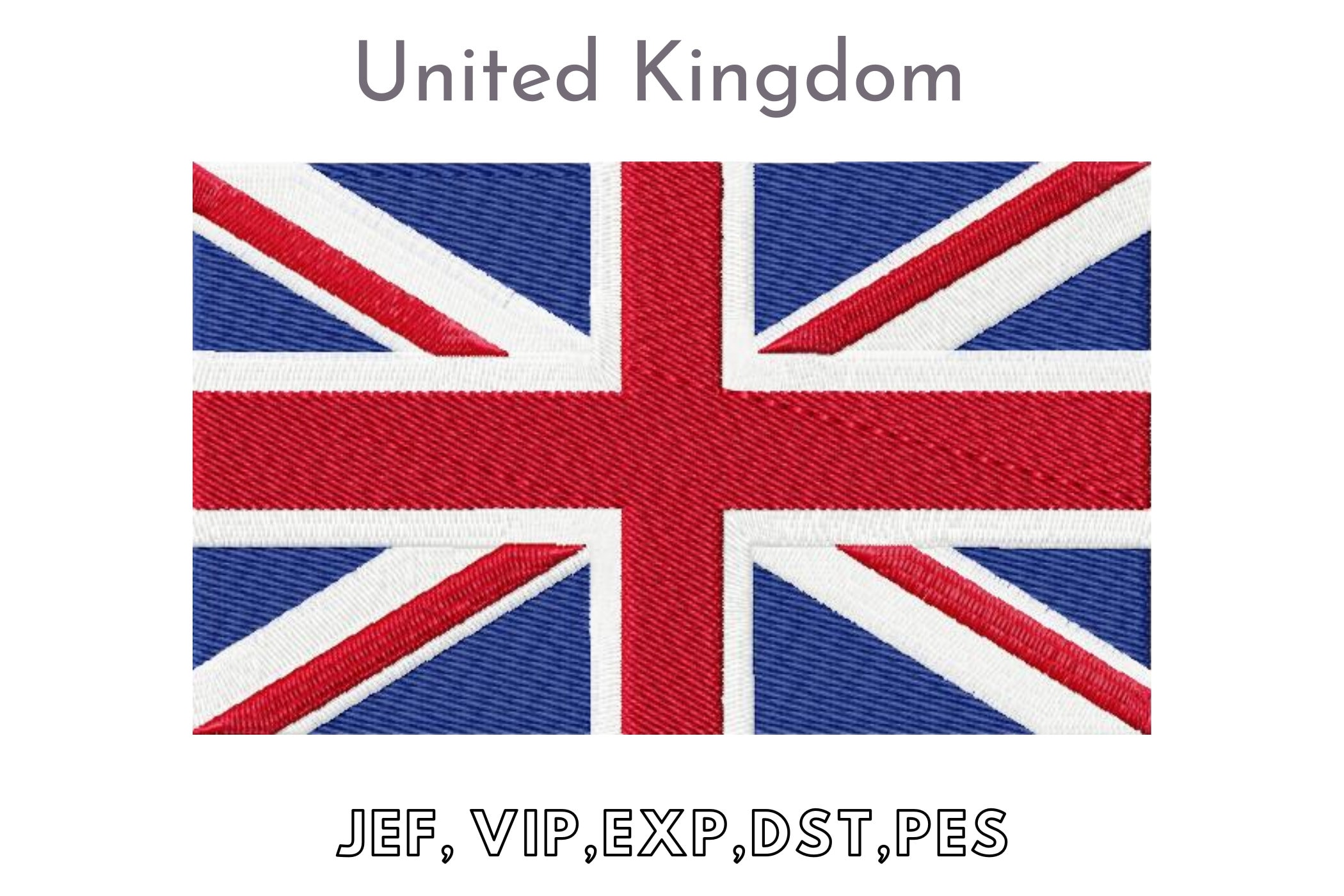 Britse Verenigd Koningkrijk Union Jack Vlag Strijk Embleem Patch
