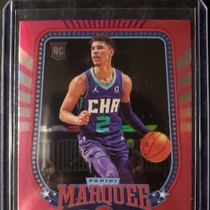 LaMelo Ball Charlotte Hornets 2020-21 Panini Chronicles Rookie MARQUEE Pink Retail Exclusive Parallel RARE