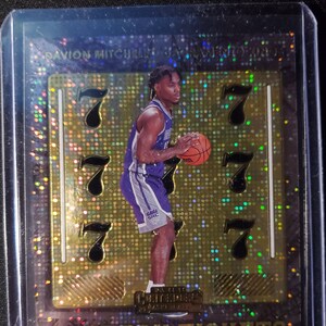 Davion Mitchell Sacramento Kings Panini Anwärter Hobby Exclusive 2021-22 Lottoschein Insert Rookie Karte