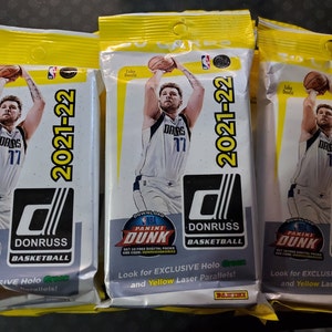 Panini NBA Donruss 2021-22 Sealed Hanger Value Pack 30 kaarten per pakket * Zoek naar 2021 Rookie Class met iconisch beoordeeld Rookie-icoon *