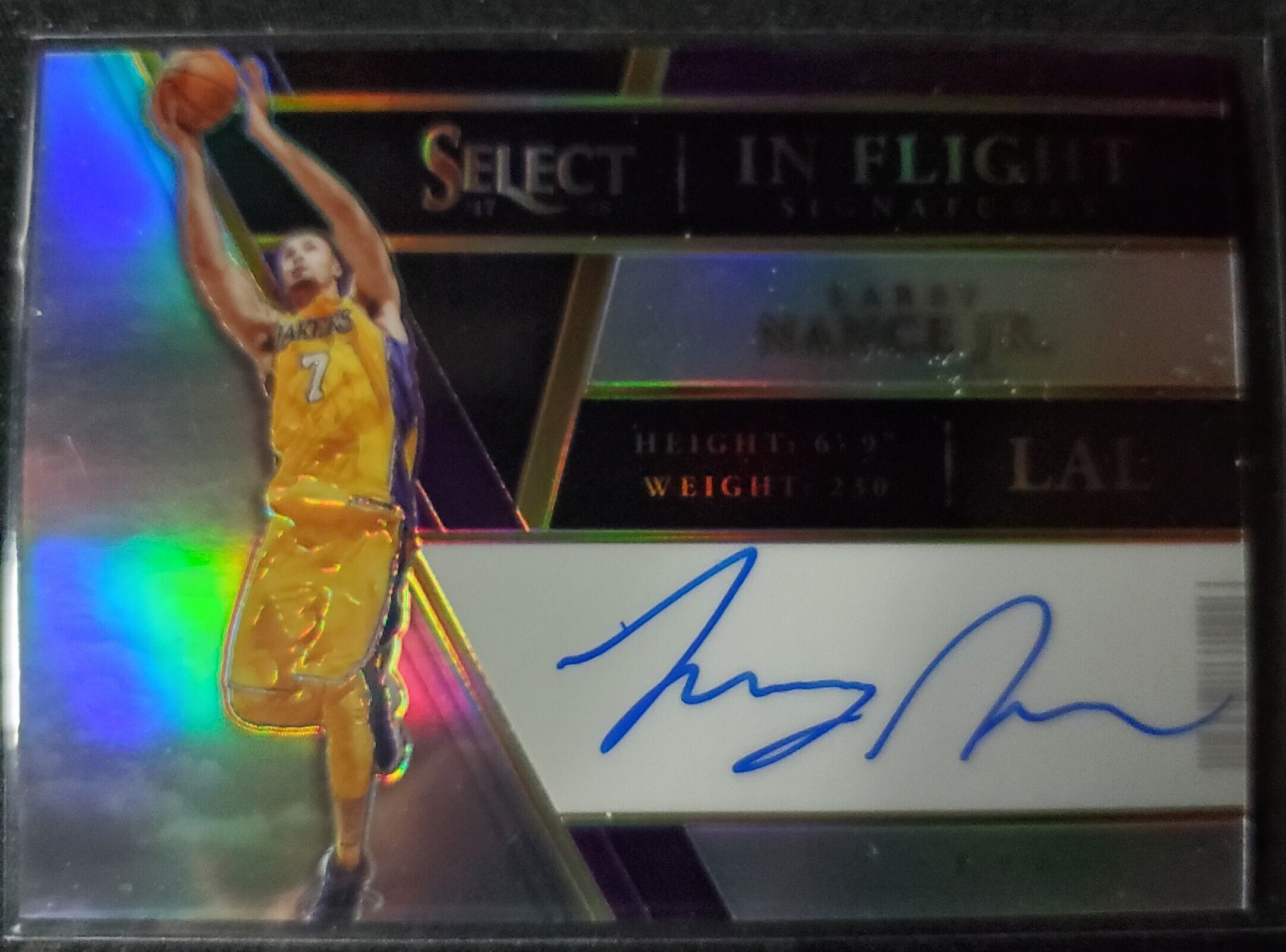 Larry Nance Los Angeles Lakers/ New Orleans Pelicans Panini