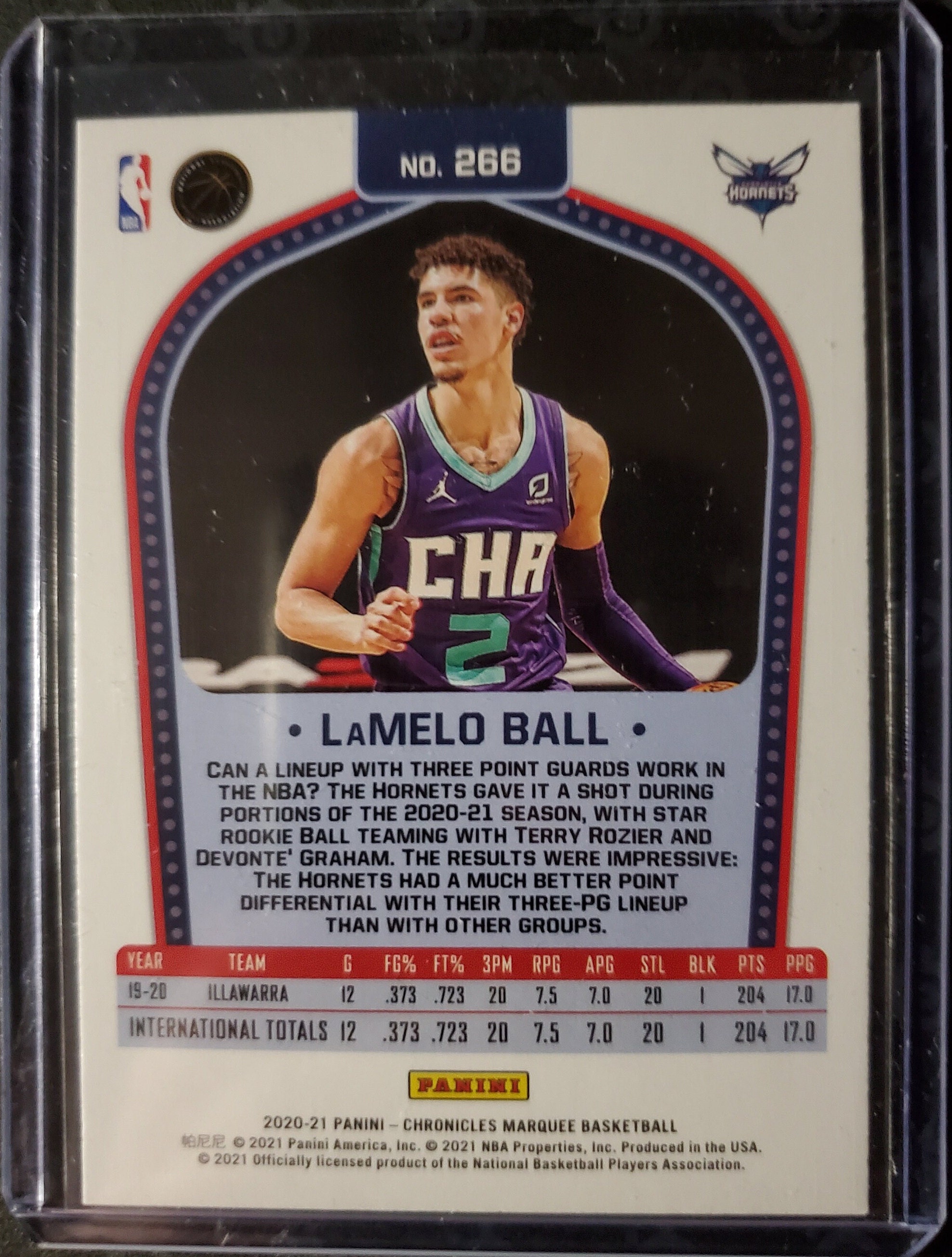 Lamelo Ball Charlotte Hornets 2020-21 Panini Chronicles Rookie - Etsy