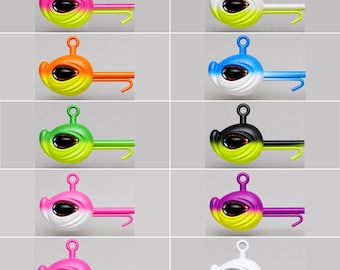1/16oz Crappie Jig Heads Fishing Hooks Panfish-Crappie-Panfish-Trout-Bass