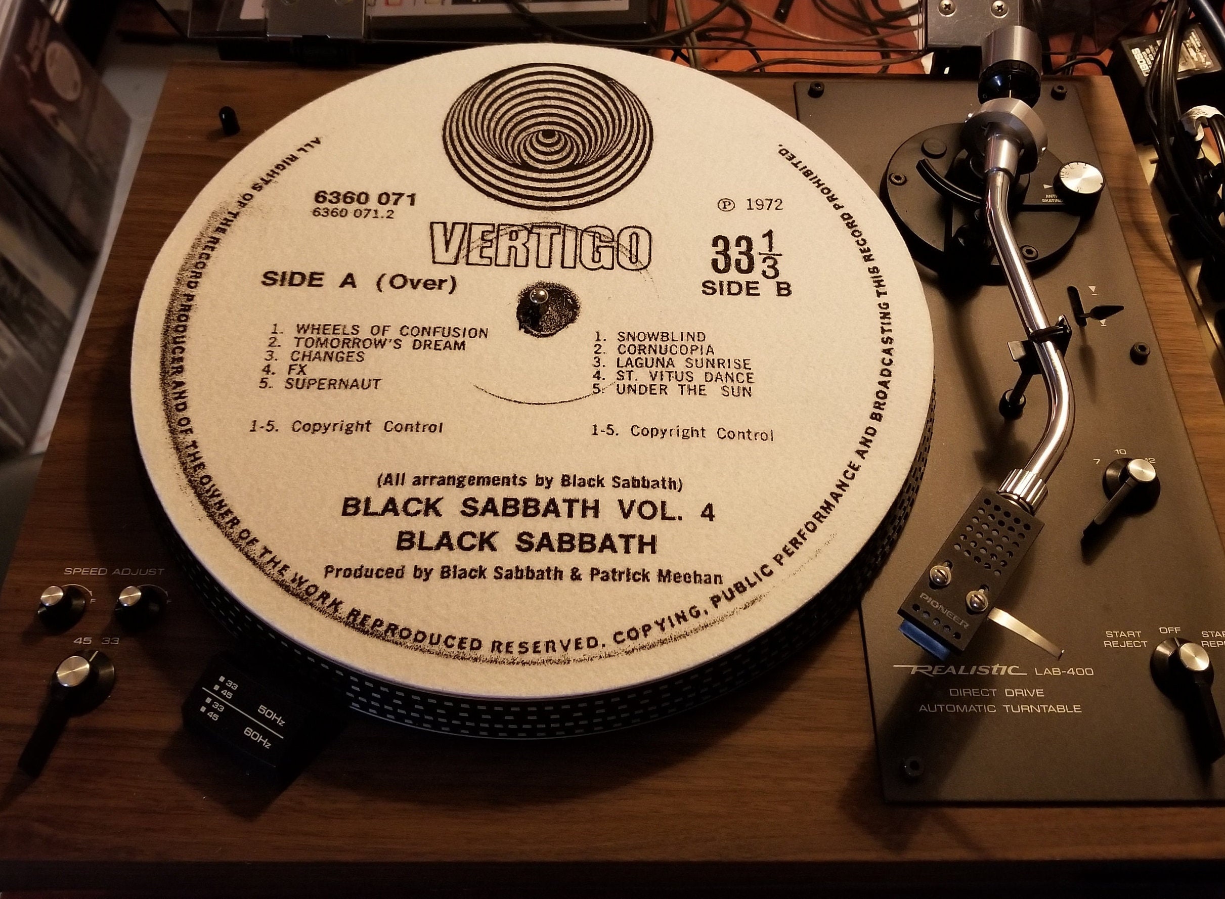 低価，人気 [Lサイズ]Vertigo（ヴァーティゴ）Records レーベル Swirl