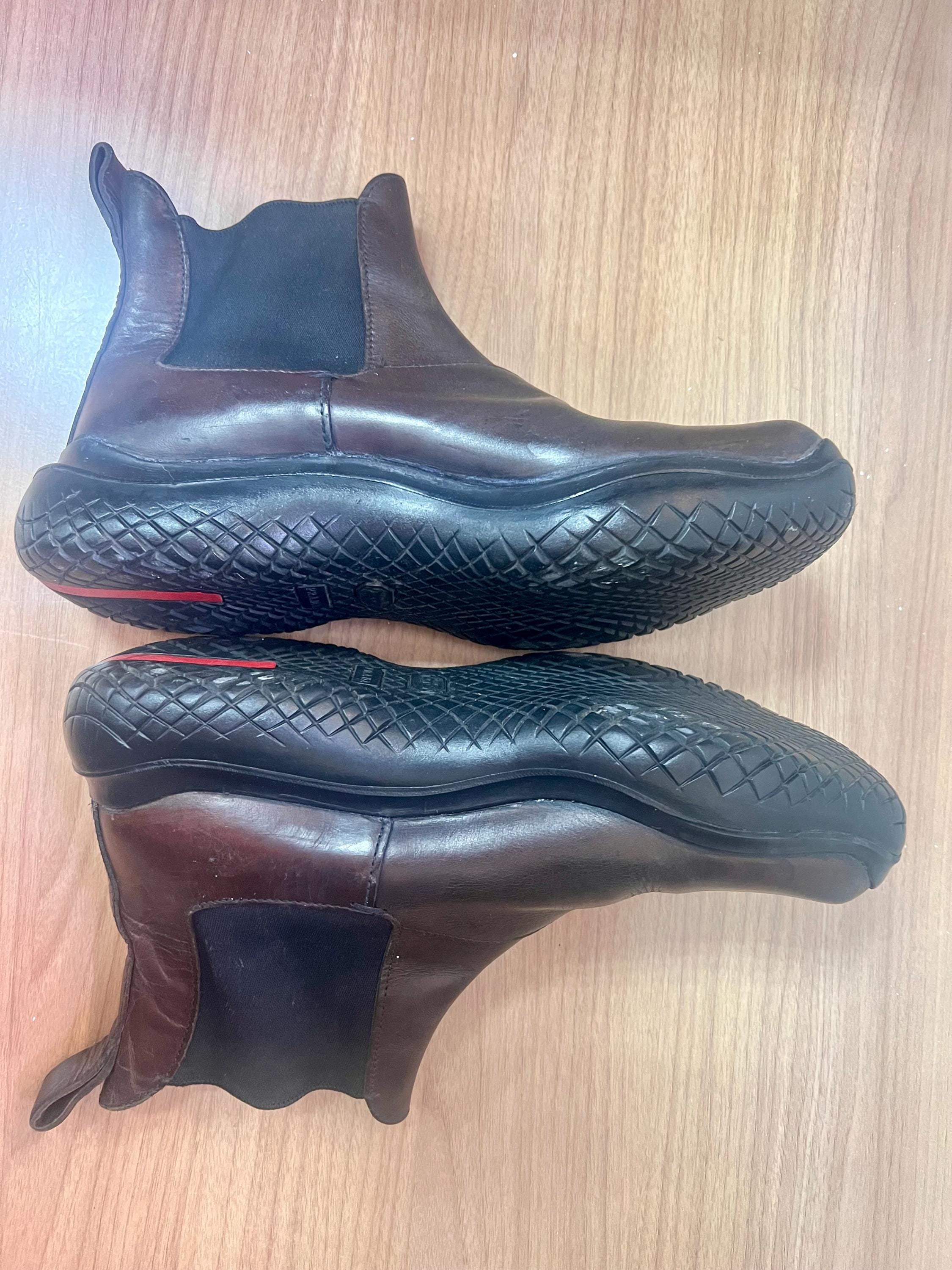 靴 PRADA FW99 DETACHABLE CARGO BAG BOOTS Prada FW99 Detachable Cargo Bag Boots - Ākaibu Store