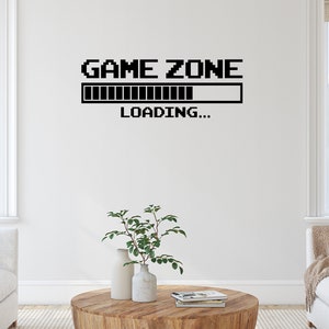 Ludlz Wall Decal Boys Gamer Room Gaming Decals Bedroom Decor Vinyl Art  Stickers Letter Gamer Design Waterproof Self-Adhesive DIY Home Decor Wall  Sticker Decal 