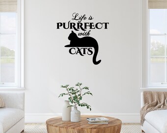 Life is Purrfect - Etsy