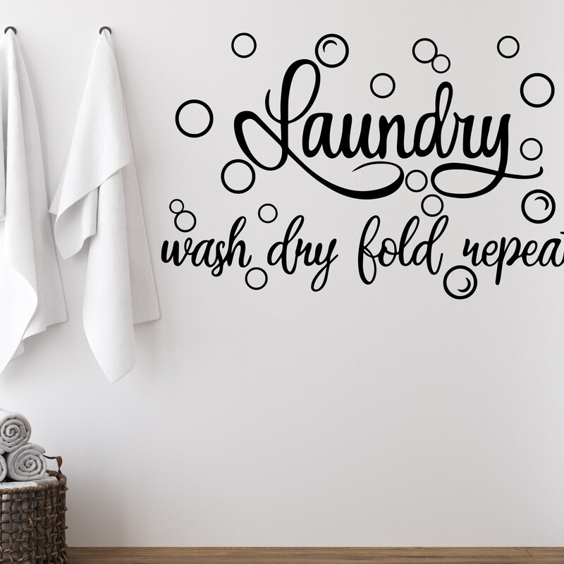 Laundry Room Decals - Etsy