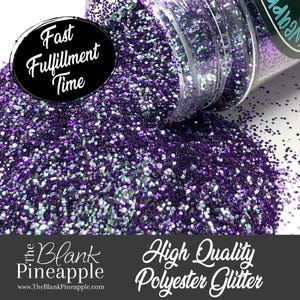 Juniper Medium Cut Color Shifting Glitter, 2oz Shaker Bottle (56g)
