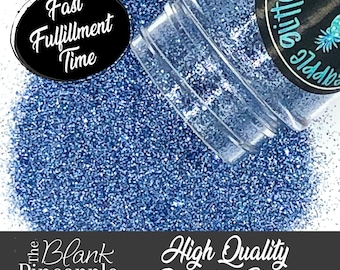 Labella Ultra Fine Cut Metallic Glitter, 2oz Shaker Bottle (56g), Light Blue Polyester Glitter