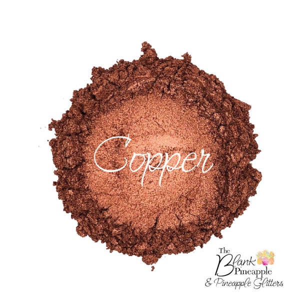 Copper - Mica Powder Pigment 10g Jar, Pearlescent Copper Mica Pigment