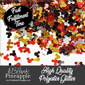 Classic Mouse Ears Glitter, 2oz Bag (56g), Polyester Glitter