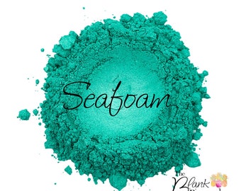 Seafoam - Mica Powder Pigment 10 grams, Pearlescent Green Mica Powder