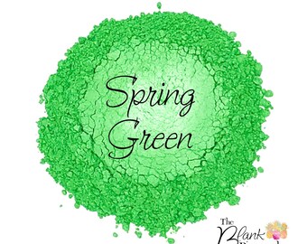 Spring Green - Mica Powder Pigment 10g Jar, Pearlescent Green Mica Pigment