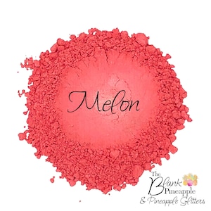 Melon - Mica Powder Pigment 10g Jar, Pearlescent Pink Mica Powder, Mica Pigment