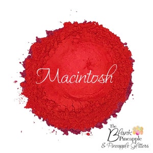 Macintosh - Mica Powder Pigment 10 grams, Pearlescent Red Mica Powder