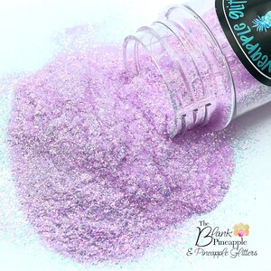 Pixie Fine Cut High Sparkling Iridescent Glitter Polyester PET, 2oz. Shaker Bottle, Purple Iridescent Glitter