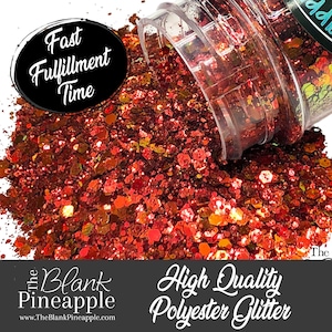 Phoenix Chunky Mix Color Shifting Glitter, 2oz Shaker Bottle (56g)