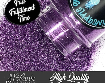 Lilac Ultra Fine Cut Metallic Glitter, 2oz Shaker Bottle (56g), Purple Polyester Glitter