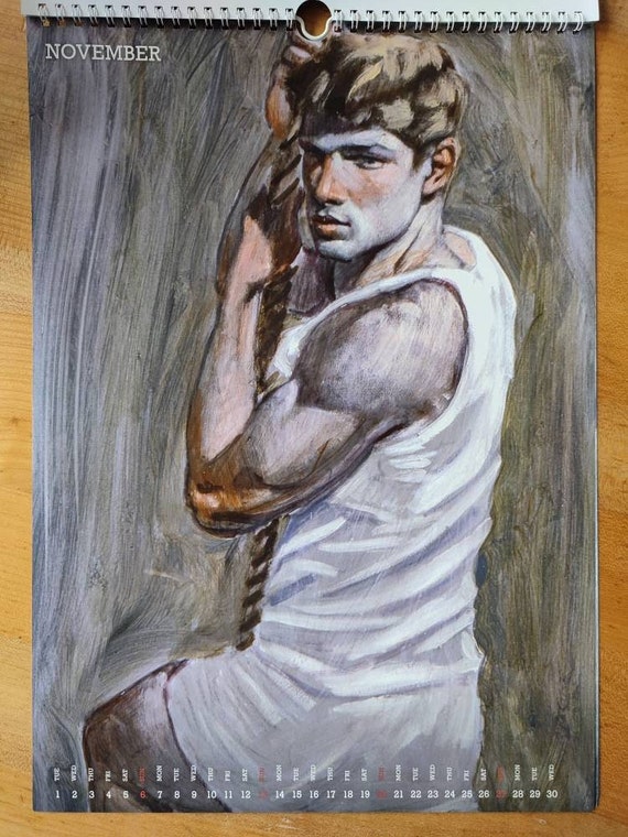 2022 Calendar Bruce Sargeant Paintings Etsy