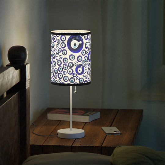 Disover Evil Eye Lamp on a Stand, Evil Eye Lamp, Blue Evil Eye Stand Lamp