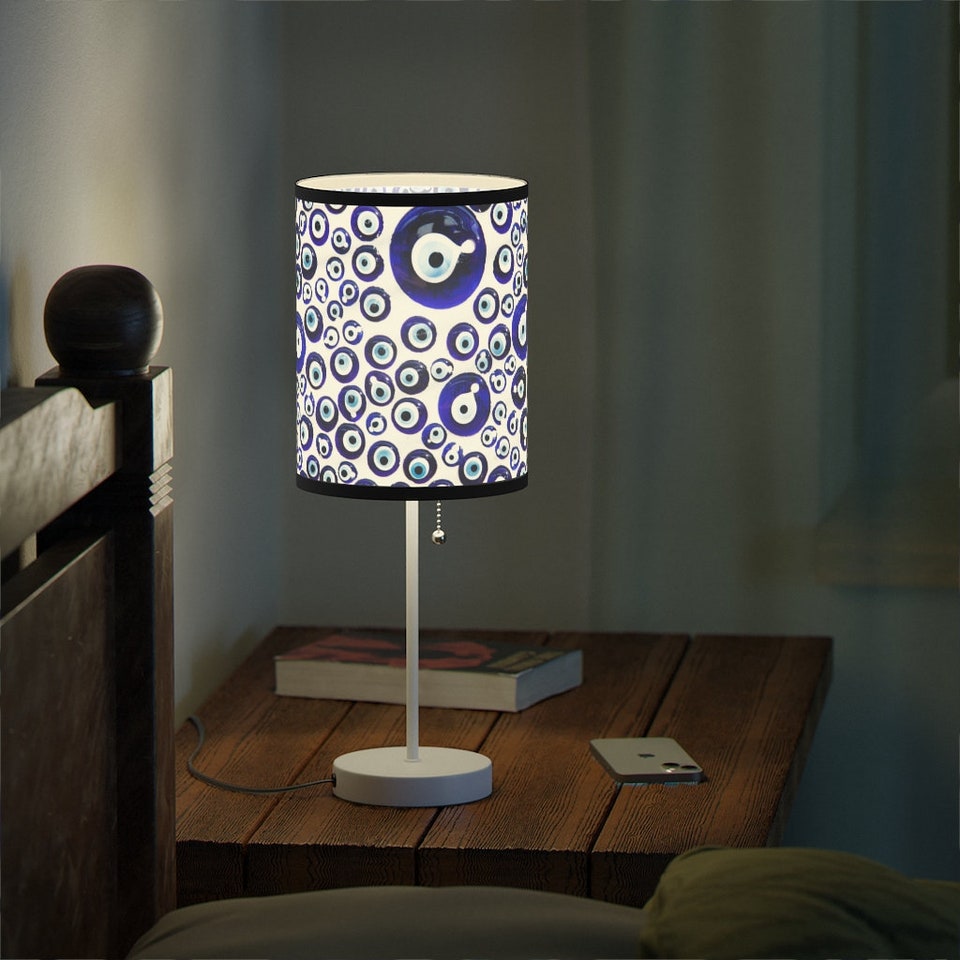 Discover Evil Eye Lamp on a Stand, Evil Eye Lamp, Blue Evil Eye Stand Lamp