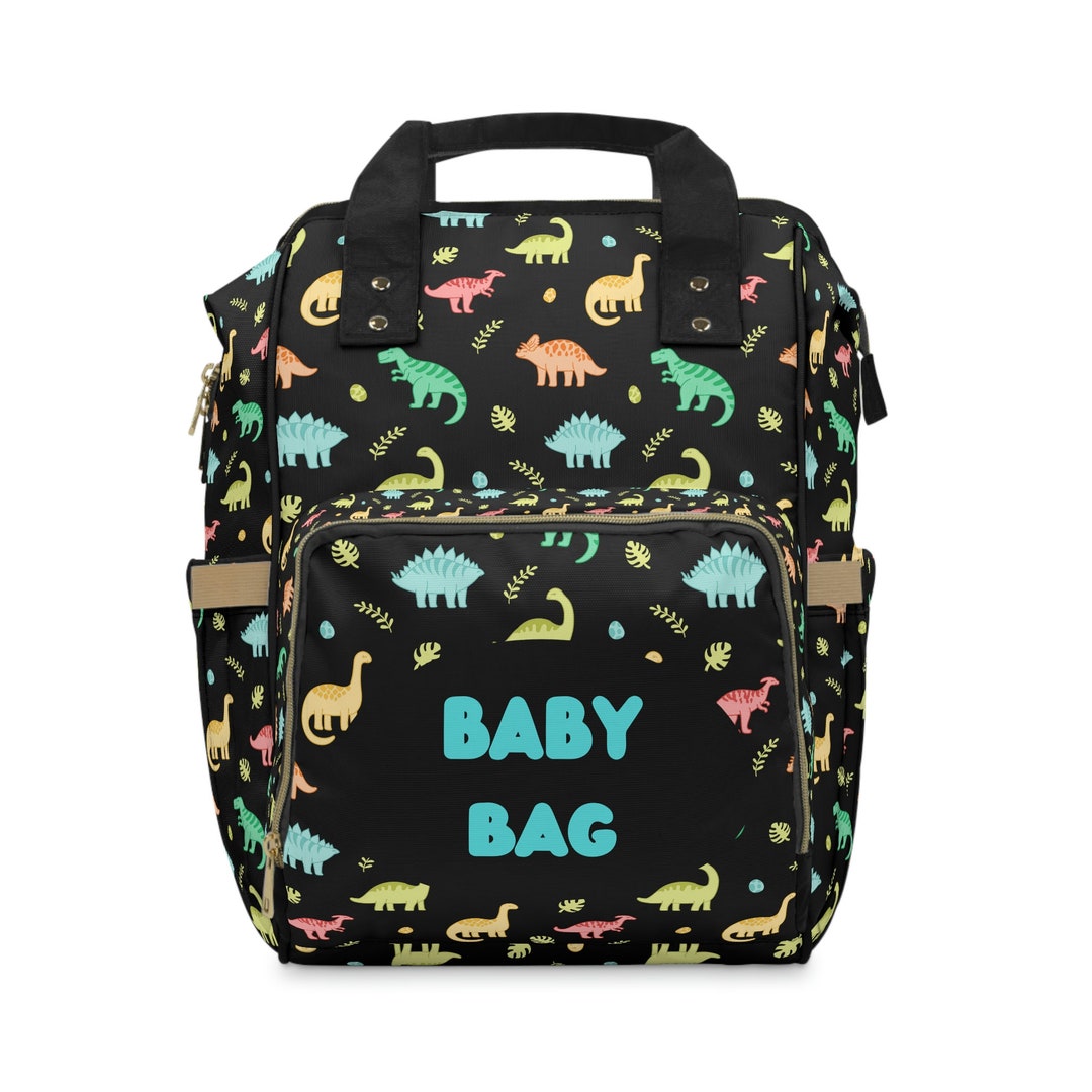 Dinosaur Diaper Bag Fun Dino Print Diaper Tote Adventure Ready Baby