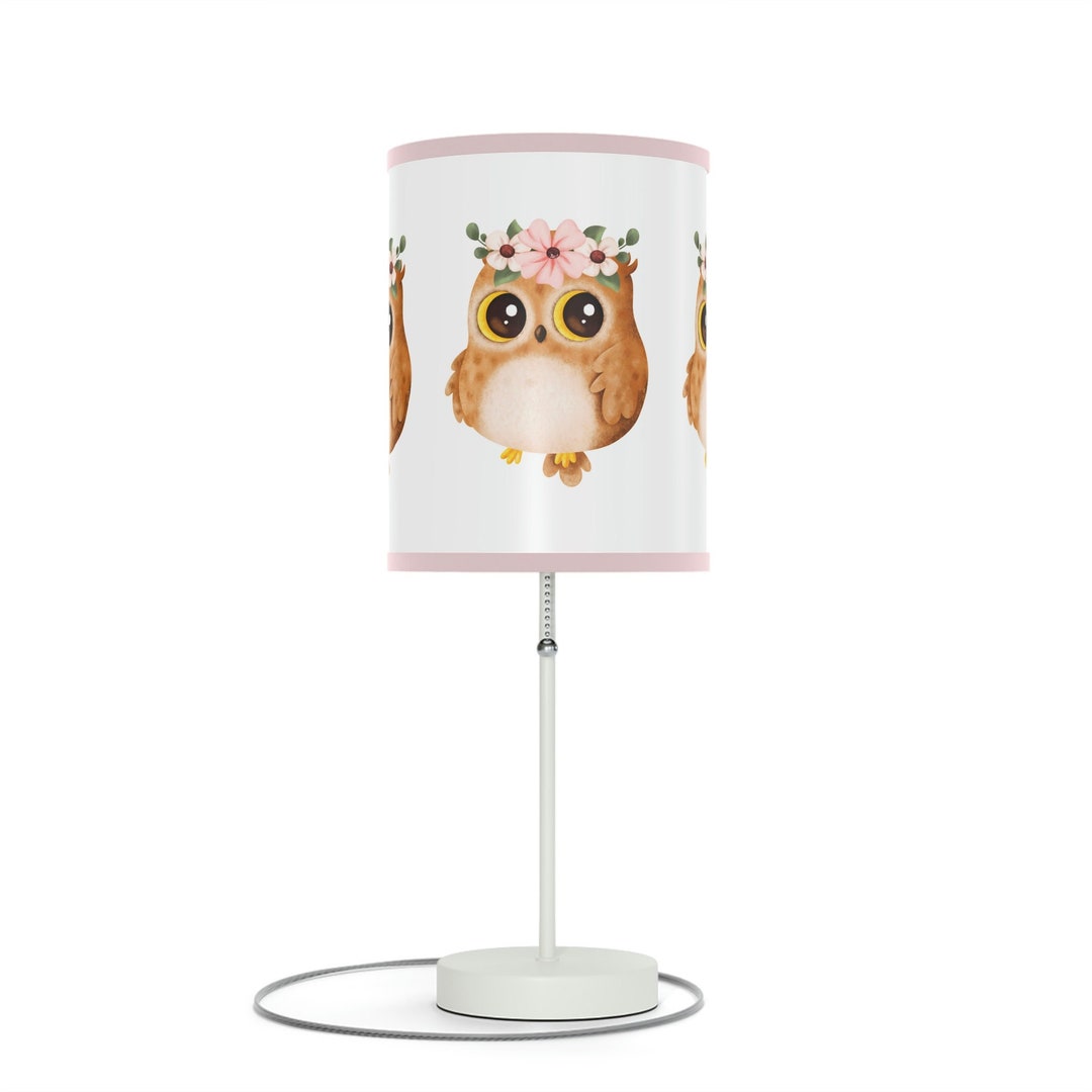 Baby Owl Nursery Lamp Adorable Owl Table Lamp Nursery Room Lighting