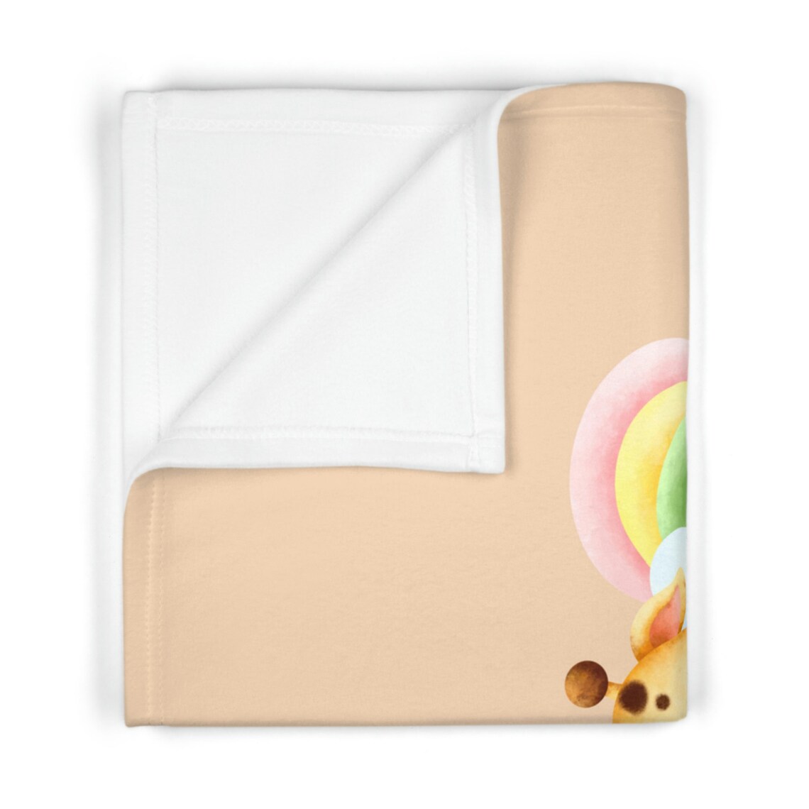 Safari Animals Soft Fleece Baby Blanket Cozy Jungle Nursery Decor Baby