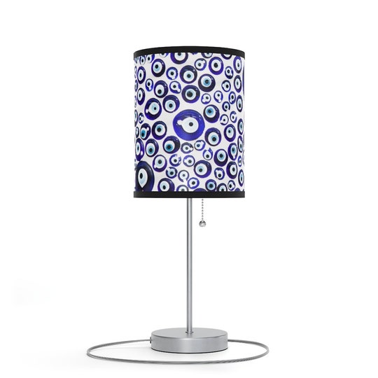 Disover Evil Eye Lamp on a Stand, Evil Eye Lamp, Blue Evil Eye Stand Lamp