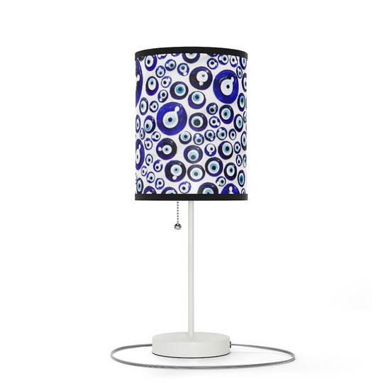 Disover Evil Eye Lamp on a Stand, Evil Eye Lamp, Blue Evil Eye Stand Lamp