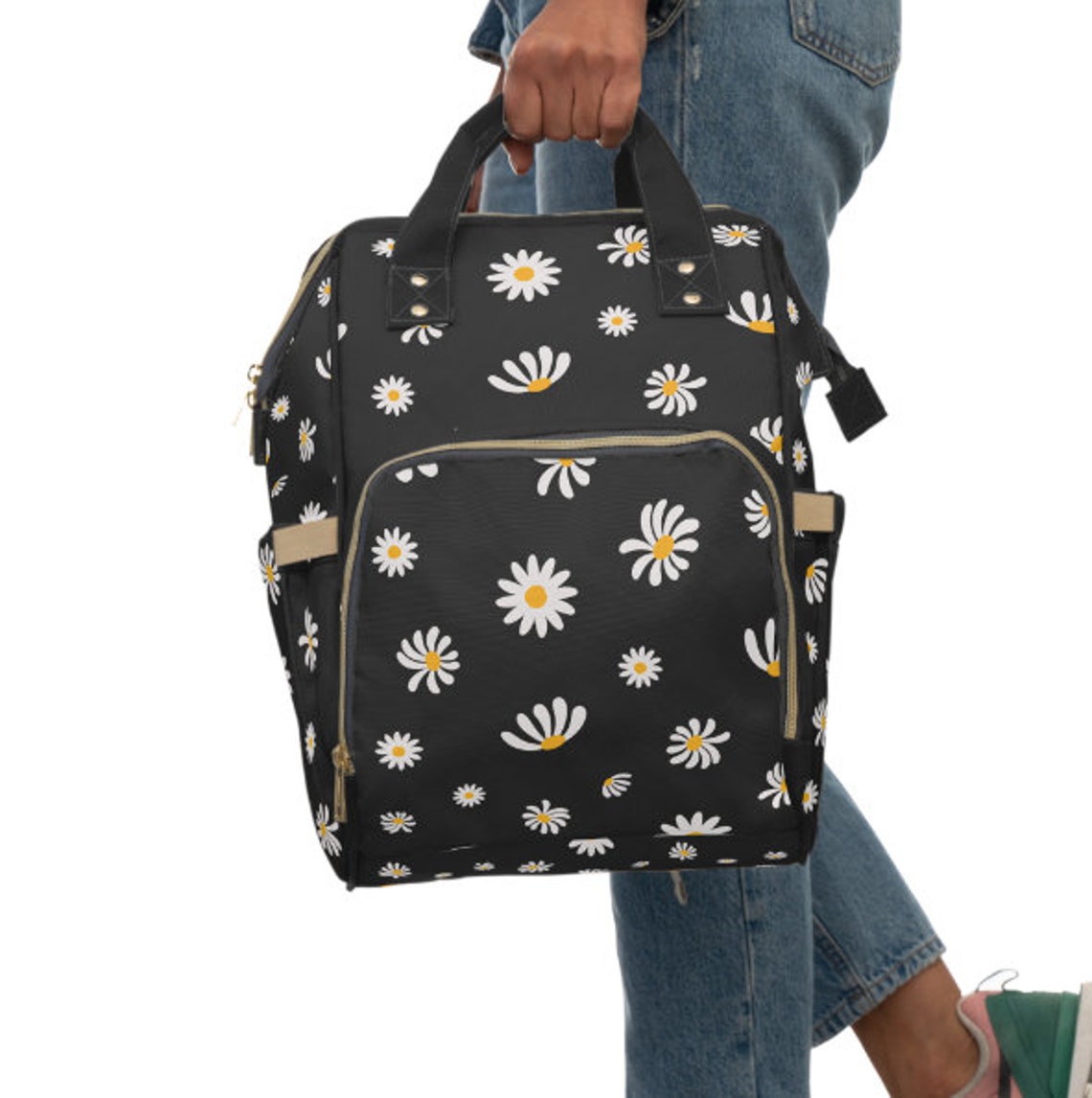 Pretty Daisy Print Diaper Bag Blossom in Style and Convenience Baby