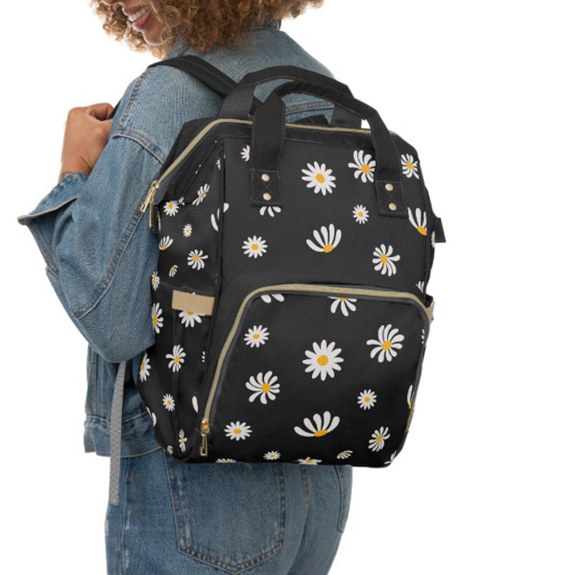 Pretty Daisy Print Diaper Bag Blossom in Style and Convenience Baby